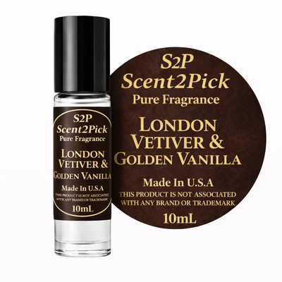 London Vetiver & Golden Vanilla ROLL-ON SCENT OIL - 10ml