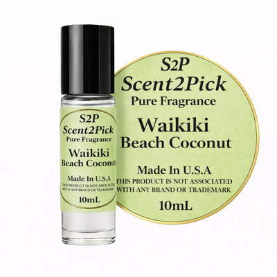 Waikiki Beach Coconut ROLL-ON SCENT OIL - 10ml
